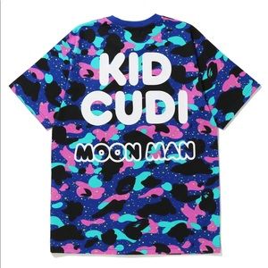 Authentic Bape x Kid Cudi Camo Tee (New)